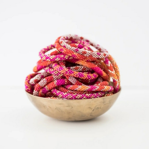 CAROUSEL -Original Roll-On® Bracelets, 7" round, made in Nepal #2 (3 pieces) - Picture 4 of 5